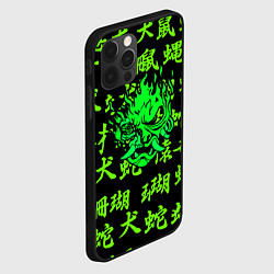 Чехол для iPhone 12 Pro Max Cyberpunk 2077 game japan, цвет: 3D-черный — фото 2