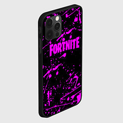 Чехол для iPhone 12 Pro Max Fortnite краски, цвет: 3D-черный — фото 2