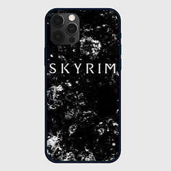 Чехол iPhone 12 Pro Max Skyrim black ice