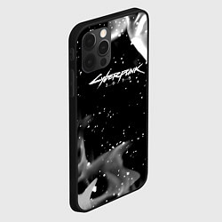 Чехол для iPhone 12 Pro Max Cyberpunk 2077 smoke, цвет: 3D-черный — фото 2