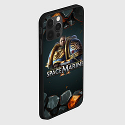 Чехол для iPhone 12 Pro Max Captain Titus Warhammer 40000 space marine 2, цвет: 3D-черный — фото 2