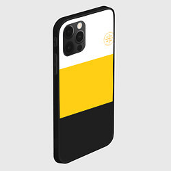 Чехол для iPhone 12 Pro Max Сокрушу пред ним врагов его НИКА желтая, цвет: 3D-черный — фото 2