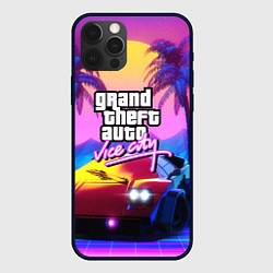 Чехол iPhone 12 Pro Max Vice city retro wave Lambo