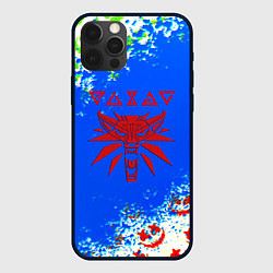 Чехол iPhone 12 Pro Max The Witcher logo horror