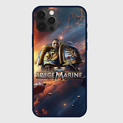 Чехол для iPhone 12 Pro Max Warhammer 40000 space marine 2 Captain Titus, цвет: 3D-черный