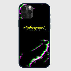 Чехол для iPhone 12 Pro Max Cyberpunk storm 2077, цвет: 3D-черный