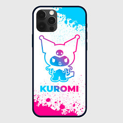 Чехол iPhone 12 Pro Max Kuromi neon gradient style