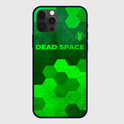 Чехол iPhone 12 Pro Max Dead Space - green gradient посередине