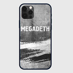 Чехол iPhone 12 Pro Max Megadeth - grey gradient посередине