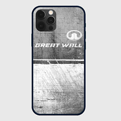 Чехол iPhone 12 Pro Max Great Wall - grey gradient посередине
