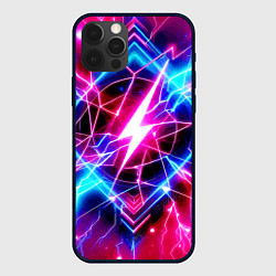 Чехол iPhone 12 Pro Max Lightning - neon fantasy