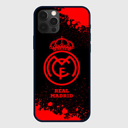 Чехол iPhone 12 Pro Max Real Madrid - red gradient