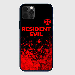 Чехол для iPhone 12 Pro Max Resident Evil - red gradient посередине, цвет: 3D-черный