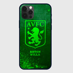 Чехол для iPhone 12 Pro Max Aston Villa - green gradient, цвет: 3D-черный