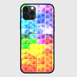 Чехол iPhone 12 Pro Max Brawl stars neon pattern logo