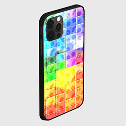 Чехол для iPhone 12 Pro Max Brawl stars neon pattern logo, цвет: 3D-черный — фото 2