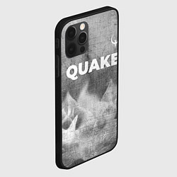 Чехол для iPhone 12 Pro Max Quake - grey gradient посередине, цвет: 3D-черный — фото 2