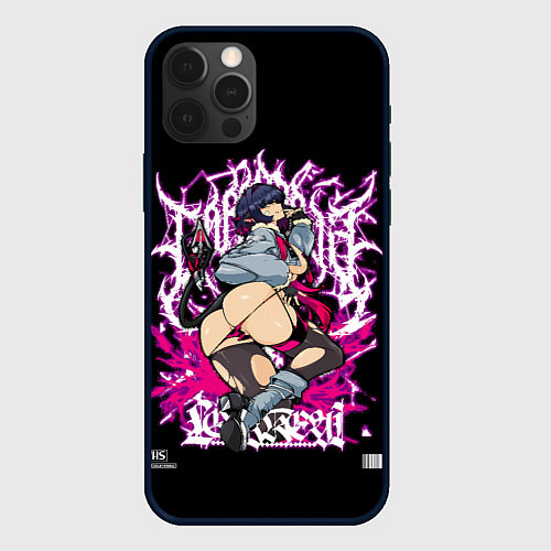 Чехол iPhone 12 Pro Max Джейн Доу - Zenless zone zero / 3D-Черный – фото 1