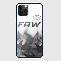 Чехол iPhone 12 Pro Max FAW - white gradient посередине