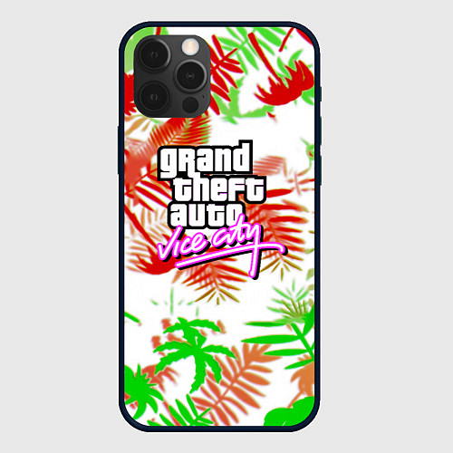 Чехол iPhone 12 Pro Max GTA tropicano steel / 3D-Черный – фото 1