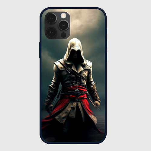 Чехол iPhone 12 Pro Max Assassins creed 2 / 3D-Черный – фото 1