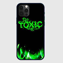 Чехол iPhone 12 Pro Max Toxic text