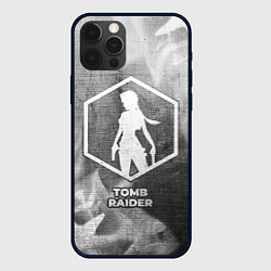 Чехол iPhone 12 Pro Max Tomb Raider - grey gradient