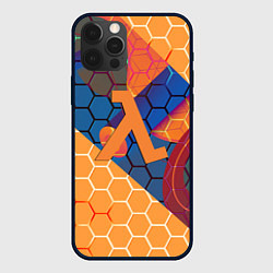 Чехол iPhone 12 Pro Max Half life hexagon steel