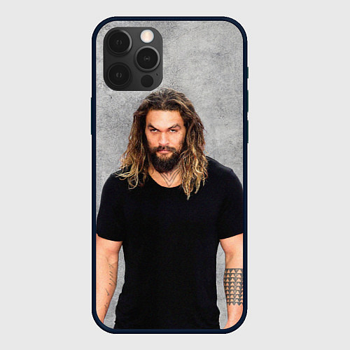 Чехол iPhone 12 Pro Max Jason Momoa / 3D-Черный – фото 1