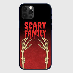 Чехол для iPhone 12 Pro Max Scary famyli, цвет: 3D-черный