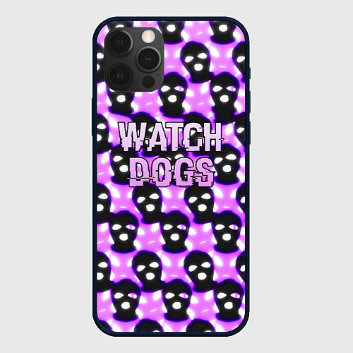 Чехол iPhone 12 Pro Max Watch dogs hacker / 3D-Черный – фото 1