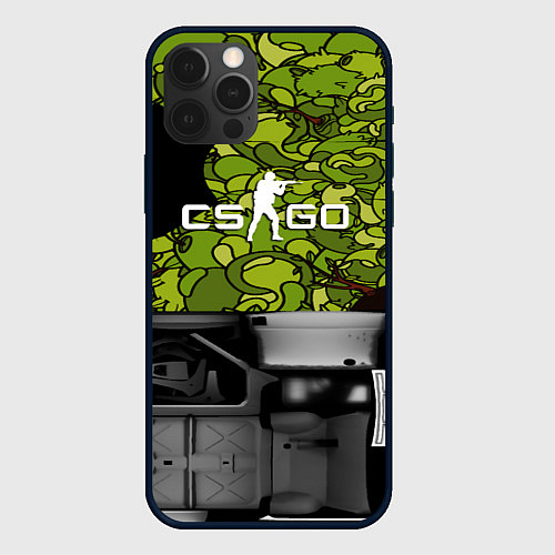 Чехол iPhone 12 Pro Max Counter strike game skin / 3D-Черный – фото 1