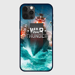 Чехол для iPhone 12 Pro Max Wartunder корабль авианосец, цвет: 3D-черный