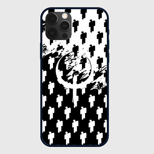Чехол iPhone 12 Pro Max Quake pattern men / 3D-Черный – фото 1