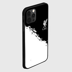 Чехол для iPhone 12 Pro Max Liverpool fc белые краски, цвет: 3D-черный — фото 2