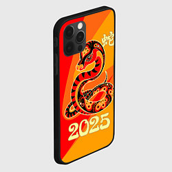 Чехол для iPhone 12 Pro Max Год змеи - 2025, цвет: 3D-черный — фото 2