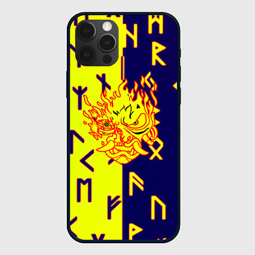 Чехол iPhone 12 Pro Max Samurai japan symbol / 3D-Черный – фото 1