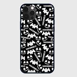 Чехол iPhone 12 Pro Max Marshmello pattern music