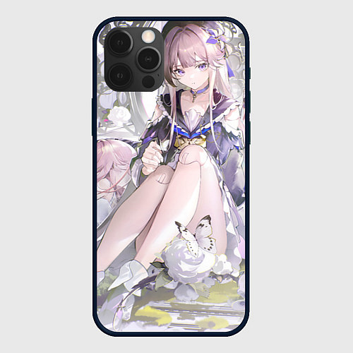 Чехол iPhone 12 Pro Max Honkai Star Rail Herta dolls / 3D-Черный – фото 1