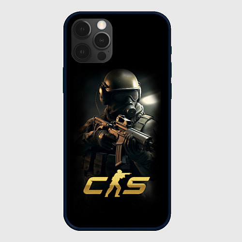 Чехол iPhone 12 Pro Max CS counter terrorist / 3D-Черный – фото 1