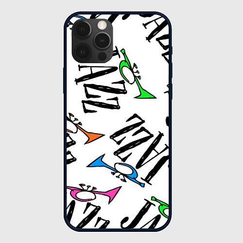 Чехол iPhone 12 Pro Max Just jazz in color / 3D-Черный – фото 1