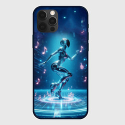 Чехол для iPhone 12 Pro Max Cyber robot girl - ai art fantasy, цвет: 3D-черный