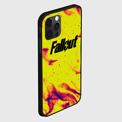 Чехол для iPhone 12 Pro Max Fallout fire steel, цвет: 3D-черный — фото 2