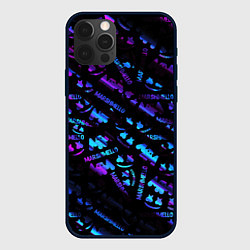 Чехол iPhone 12 Pro Max Marshmello neon club