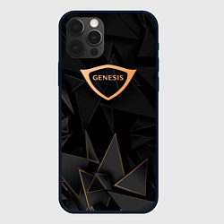 Чехол iPhone 12 Pro Max Genesis golden poly