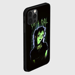 Чехол для iPhone 12 Pro Max Goth girl - Beetlejuice, цвет: 3D-черный — фото 2