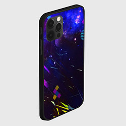 Чехол для iPhone 12 Pro Max Космическая геометрия, цвет: 3D-черный — фото 2