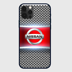 Чехол iPhone 12 Pro Max Nissan авто текстура