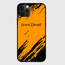Чехол iPhone 12 Pro Max Black desert краски абстракция
