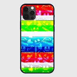 Чехол iPhone 12 Pro Max Fortnite color line